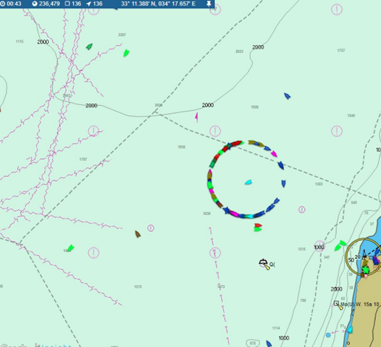 Image 1: AIS spoofing of vessels at sea
