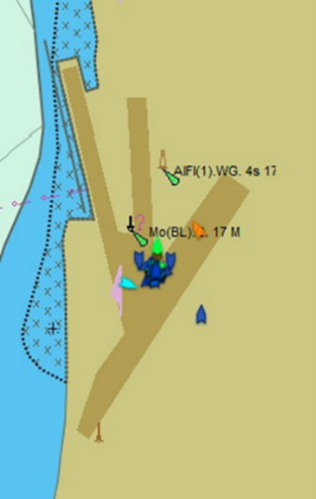 Image 2: AIS spoofing of vessels on land